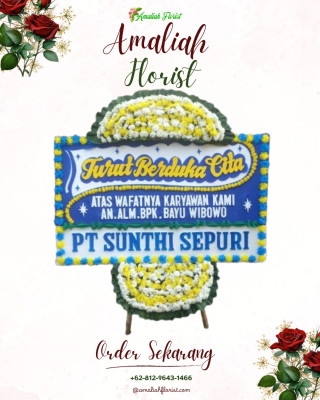 Papan Bunga Duka di Temanggung I