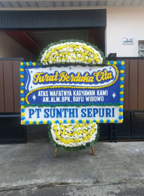 Papan Bunga Duka di Temanggung I