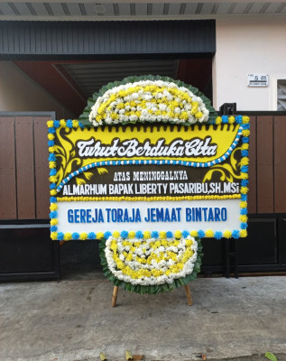 Papan Bunga Duka di Temanggung I