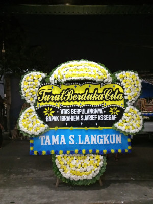 Papan Bunga Duka di Temanggung I